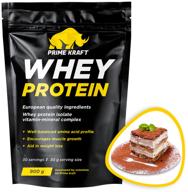 protein prime kraft whey, 900 gr., tiramisu логотип