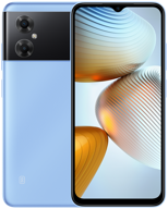 smartphone xiaomi poco m4 5g 4/64 gb ru, dual nano sim, cool blue logo