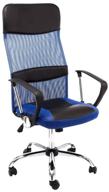 office chair woodville arano, upholstery: imitation leather/textile, color: blue логотип