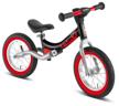 balance bike puky lr ride, black/red logo