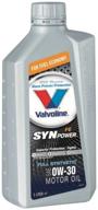 synthetic motor oil valvoline synpower fe 0w-30, 1 l, 1 kg, 1 piece logo