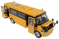collectible model school bus “school bus” 1:55 metal (light, sound) логотип