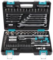 locksmith tool set bartex, 1/2", 1/4", crv steel, case, 82 items логотип