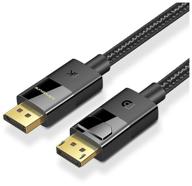 cable mindpure displayport - displayport 1.4 8k 60hz, 4k 144hz, hdr, fabric braid dp002 3m logo