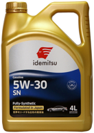 synthetic engine oil idemitsu 5w-30 sn, 4 l логотип