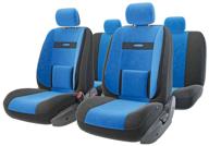 com-1105 bk/bl (m)_seat covers! comfort, pocket, 6 zippers, black/blue, size m autoprofi art. com1105bkblm logo