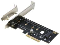 orient c300e, pci-e 4x-m.2 m-key nvme ssd adapter, type 2230/2242/2260/2280, mounting rails included (31100) логотип