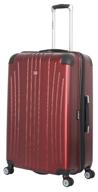 wenger suitcase, plastic, support legs on the side, reinforced corners, 92 l, size l, burgundy logo