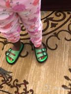 картинка 1 прикреплена к отзыву Легкие шлепанцы для мальчиков и девочек - идеально подходят для пляжа, бассейна или ванны - водная обувь для детей (малыш / маленький ребенок) от LONSOEN от Megan Rogers