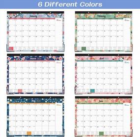 img 1 attached to 2023 Desk Calendar With Thick Paper, 12 Months Of Large Ruled Blocks & Corner Protectors - Jan. 2023 To Dec. 2023