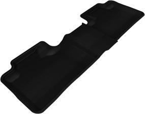 img 4 attached to 🛡️ L1DG00621509 MAXpider Second Row Custom Fit All-Weather Floor Mat for Dodge Durango/Jeep Grand Cherokee - Kagu Rubber, Black (2011-2018) 1