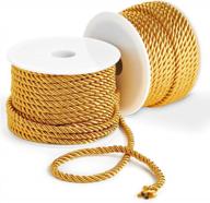 🔗 twisted gold cord for crafts: enhance your sewing and upholstery with 36 yards, 2 roll set logo