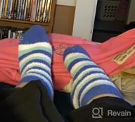 img 1 attached to Cosy Up This Winter With Our Non-Skid Fuzzy Socks: 12-Pack For Women And Girls review by Andrew Holman