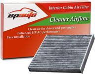 🌬️ epauto cp285 premium cabin air filter with activated carbon: the ultimate solution for clean and fresh air logo