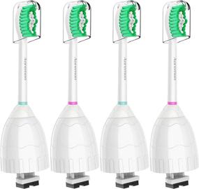 img 4 attached to 🧼 Get the Ultimate Cleaning Experience with Aoremon Sonicare Replacement CleanCare Toothbrush!