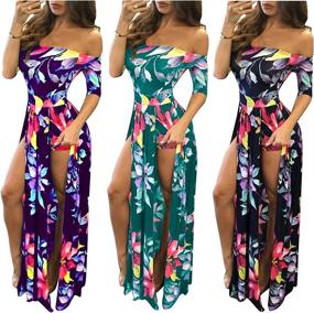 img 3 attached to Black Romper Dresses Summer Bodycon Women's Clothing in Swimsuits & Cover Ups