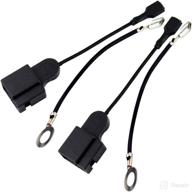 farbin car horn special plug: compatible toyota adapter wiring harness 2pcs logo