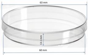 img 3 attached to 26-Pack Sterile Polystyrene Petri Dishes With Lids - 60Mm Size For Reliable Lab Culturing