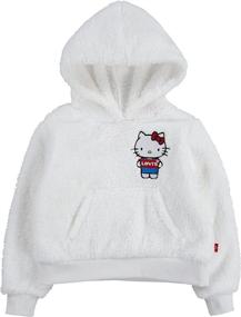 img 2 attached to Толстовка с капюшоном Levis Girls Sherpa Buttercream