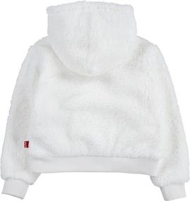 img 1 attached to Толстовка с капюшоном Levis Girls Sherpa Buttercream