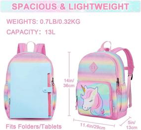 img 3 attached to VASCHY Lightweight Resistant Preschool Kindergarten Backpacks ~ Kids' Backpacks