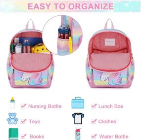 img 2 attached to VASCHY Lightweight Resistant Preschool Kindergarten Backpacks ~ Kids' Backpacks