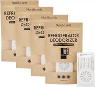 🧊 nonscents refrigerator deodorizer - fridge & freezer odor eliminator (4-pack) logo