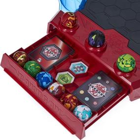 img 1 attached to Deluxe Bakugan Battle League Coliseum Game Board W/ Exclusive Fused Howlkor X Serpenteze - Kids Toys For Boys Ages 6+