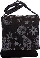 🌙 bohemian-inspired planets celestial crossbody handbags, wallets, and bags for women logo