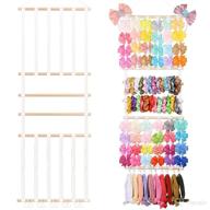 🎀 tokufagu bow holder for girls hair bows: stylish hair accessories organizer and home decor logo