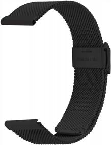 img 3 attached to Upgrade Your Watch Style With Fullmosa Quick Release Stainless Steel Bands - Perfect For Samsung, Huawei, Garmin And Asus Watches In 22Mm, 20Mm And 18Mm Sizes