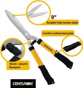 img 2 attached to Centurion 497 3-Pc Deluxe Set 24-Inch Bypass Lopper, 8-Inch Blade Hedge Shear, Bypass Pruner Cutting Tools Set