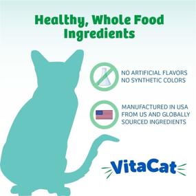 img 2 attached to 🐟 VitaCat Tuna Flavored Dental Care Treats: Natural, USA-Made Supplement for Healthy Teeth & Gums, Fresh Breath Boost - 60 Tasty Chews