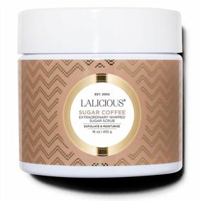 img 4 attached to Cane Sugar Body & Foot Scrub - LaLicious Extraordinary Whipped Sugar Coffee Exfoliating Moisturizing Skin Care With Coconut Oil & Honey, No Parabens (16Oz)