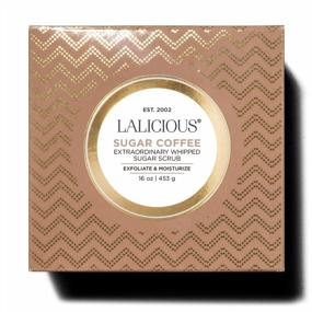 img 3 attached to Cane Sugar Body & Foot Scrub - LaLicious Extraordinary Whipped Sugar Coffee Exfoliating Moisturizing Skin Care With Coconut Oil & Honey, No Parabens (16Oz)