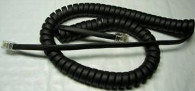img 1 attached to Yealink Black Foot Handset Cord Office Electronics and Telephones & Accessories