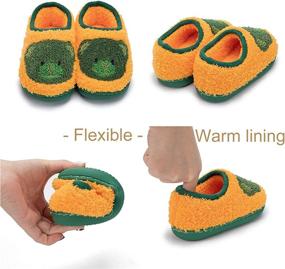 img 2 attached to 🧦 Zoolar Fluffy Winter Toddler Slippers for Boys - Comfy Shoes on Slippers