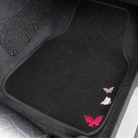 img 1 attached to CAR PASS Universal Butterfly Embroidery Interior Accessories