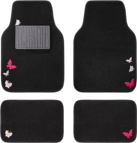 img 4 attached to CAR PASS Universal Butterfly Embroidery Interior Accessories