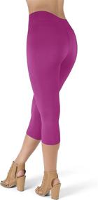 img 3 attached to Women'S High Waist Leggings By SATINA - Full Length And Capri Leggings For Active Lifestyle