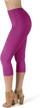 women's high waist leggings by satina - full length and capri leggings for active lifestyle logo