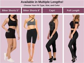 img 1 attached to Women'S High Waist Leggings By SATINA - Full Length And Capri Leggings For Active Lifestyle
