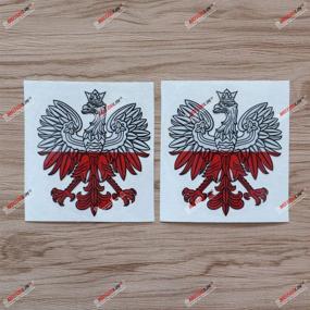 img 4 attached to 🦅 High-Visibility 4'' Polish Eagle Decal Sticker Polska Polski for Car and Computer - White/Red Vinyl