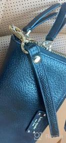 img 7 attached to Upgrade Your Style With SeptCity Genuine Leather Wristlet Keychain For Clutch Wallet And Cellphone