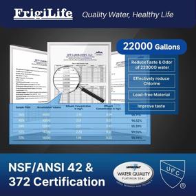 img 3 attached to Высокопроизводительная система фильтрации воды FrigiLife WFS5300A: под раковиной, в главном кране, 22 тыс. галлонов, удаляет 99% свинца, фтора, хлора, неприятного привкуса и частиц размером до 0,5 микрон.