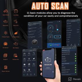 img 3 attached to 🚙 Upgraded OBD2 Scanner Bluetooth 4.3 with App, Car Code Diagnostic Scan Tool and Reset, Check Engine Light Code Reader for iOS & Android, OBDII Bluetooth Adapter