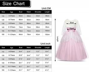 img 2 attached to Vintage Floral Lace Backless Princess Dress - Perfect For Weddings, Pageants, And Parties