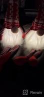 img 1 attached to HAUMENLY Swedish Christmas Gnome Lights, Scandinavian Tomte With Legs, 6 Hours Timer, Holiday Home Party Decoration (A) - Pack Of 2 review by Smooth May
