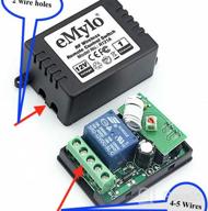 img 1 attached to RF Remote Control Switch EMylo Smart Wireless Relay AC 110-240V 2000W 1 Channel Momentary 433MHz Module With 2 Transmitters review by Wayne Flores