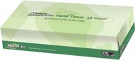 marcal pro 2-ply facial tissues 100% recycled white box of 100 30 boxes per case bulk packaging логотип